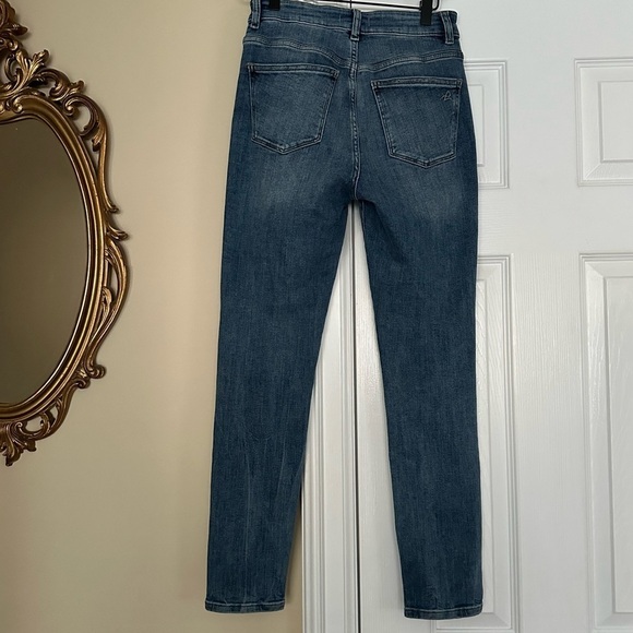 DL1961 Farrow Ankle High Rise Instasculpt Skinny Jeans button Fly Size 25 - Picture 4 of 11